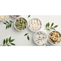Showing variety of supplements
