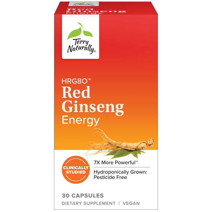 Red Ginseng Energy | Terry Naturally by EuroPharma
