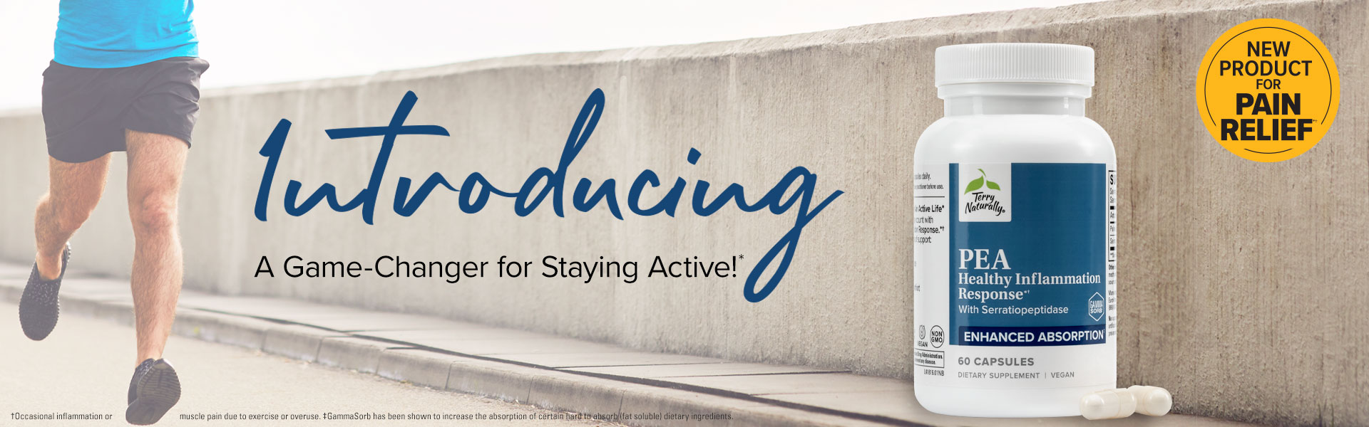 PEA Healthy Inflammation Response - A Game Changer for Staying Active!*